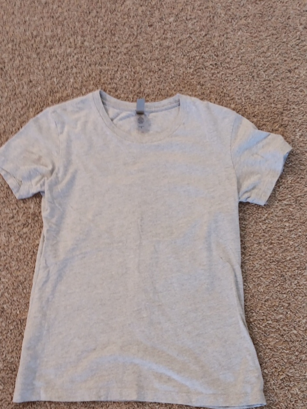 Next Level Apparel Light Heather Gray Short Sleeve Tee